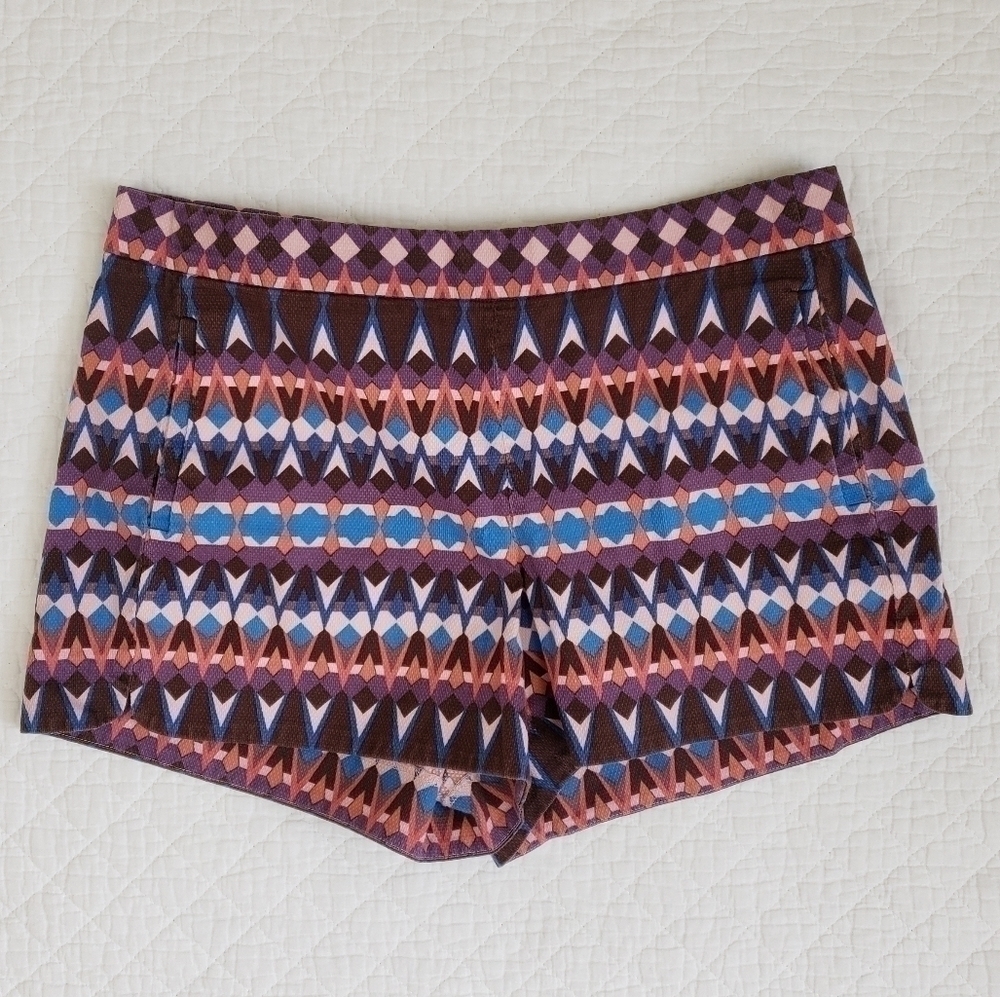 𝅺j. Crew Cotton Pique Short in Gemstone Print